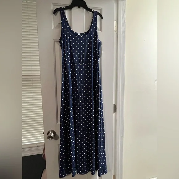chinese dress ladies Grace Polka Dot Maxi Dress – Kiel James Patrick main image 1